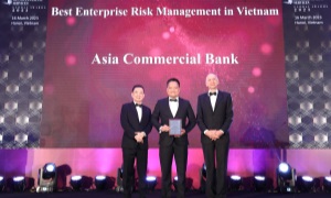 Ngân hàng ACB nhận Giải Ngân hàng quản trị rủi ro tốt nhất Việt Nam 2022